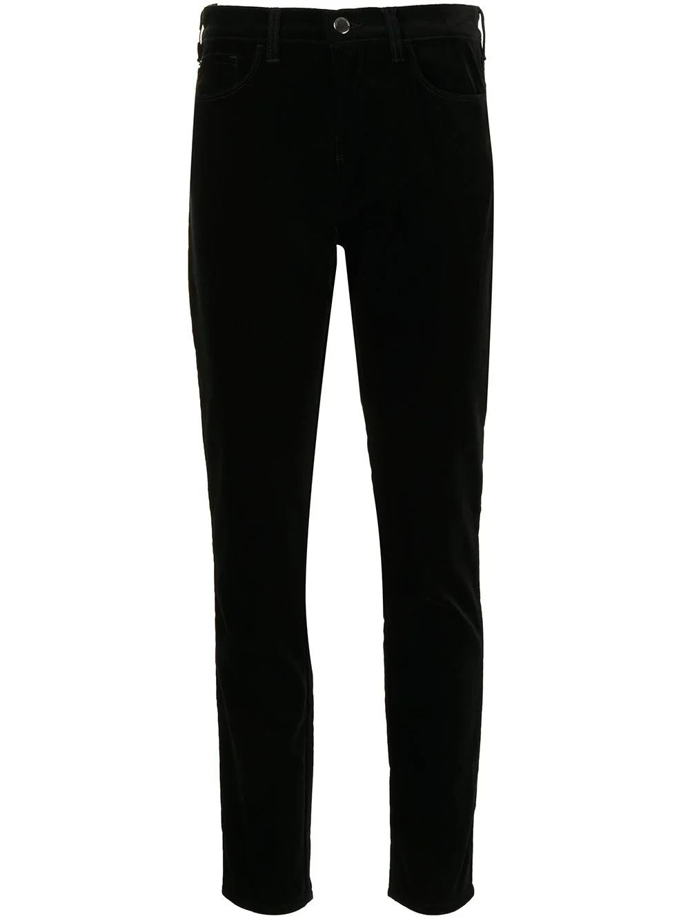 slim-cut mid-rise jeans - 1