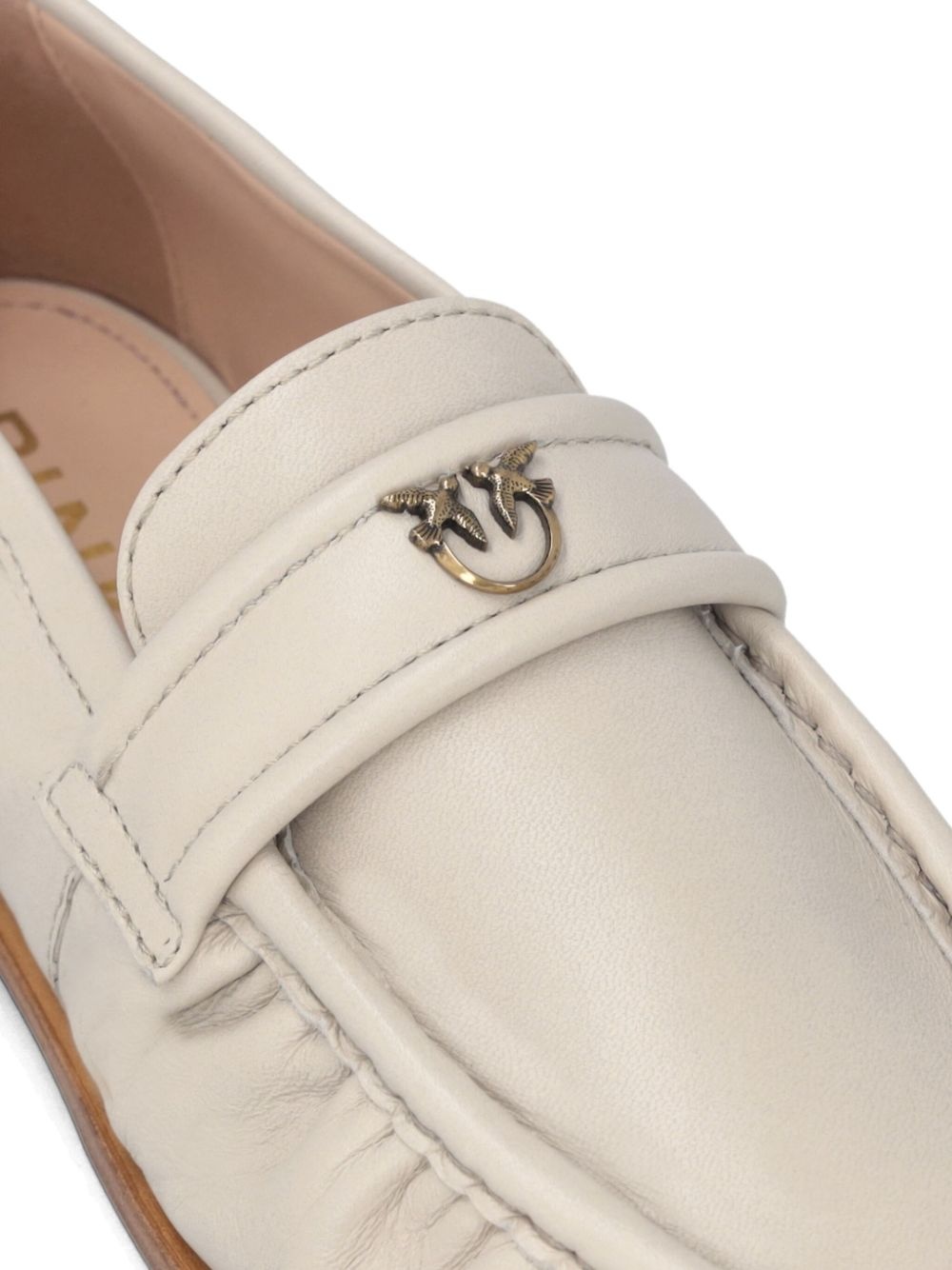 logo-plaque loafers - 6