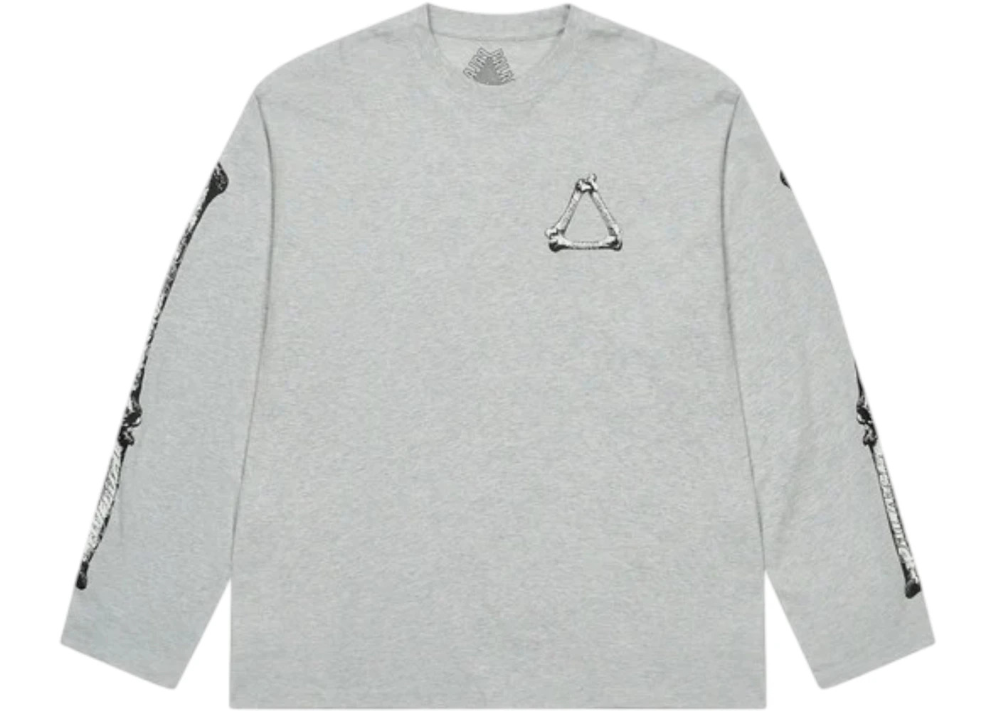 Palace Tri-Bone Longsleeve Grey Marl - 2