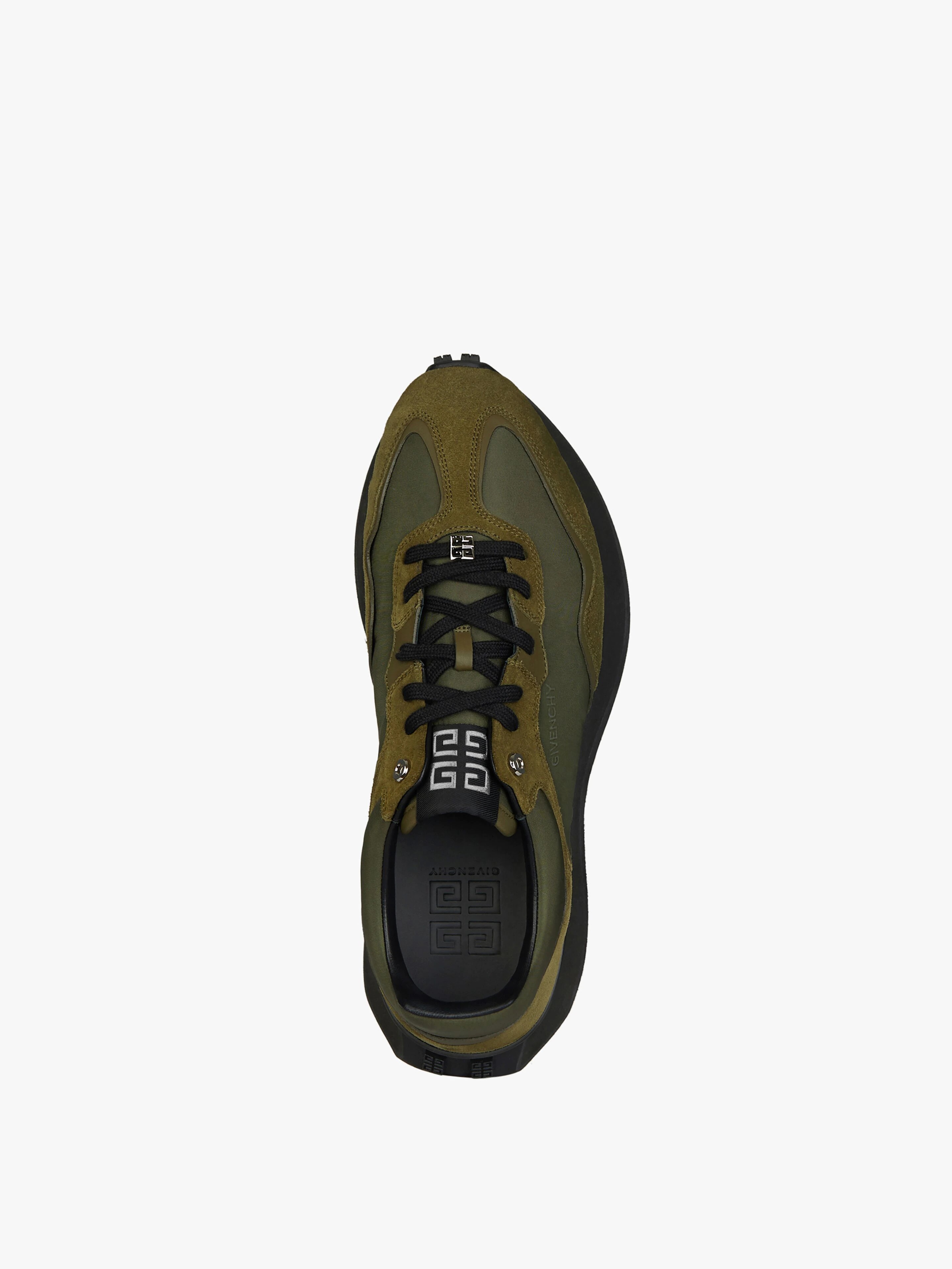 GIV RUNNER SNEAKERS IN SUEDE, LEATHER AND NYLON - 4