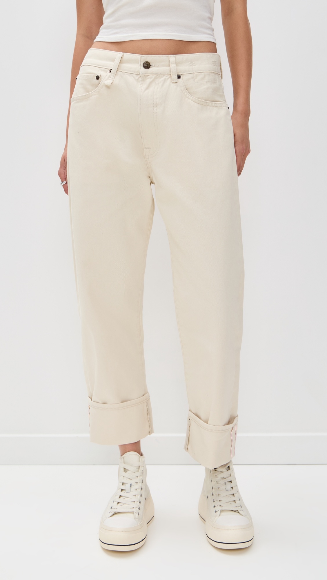 Cuffed X-Boyfriend Jeans - 6