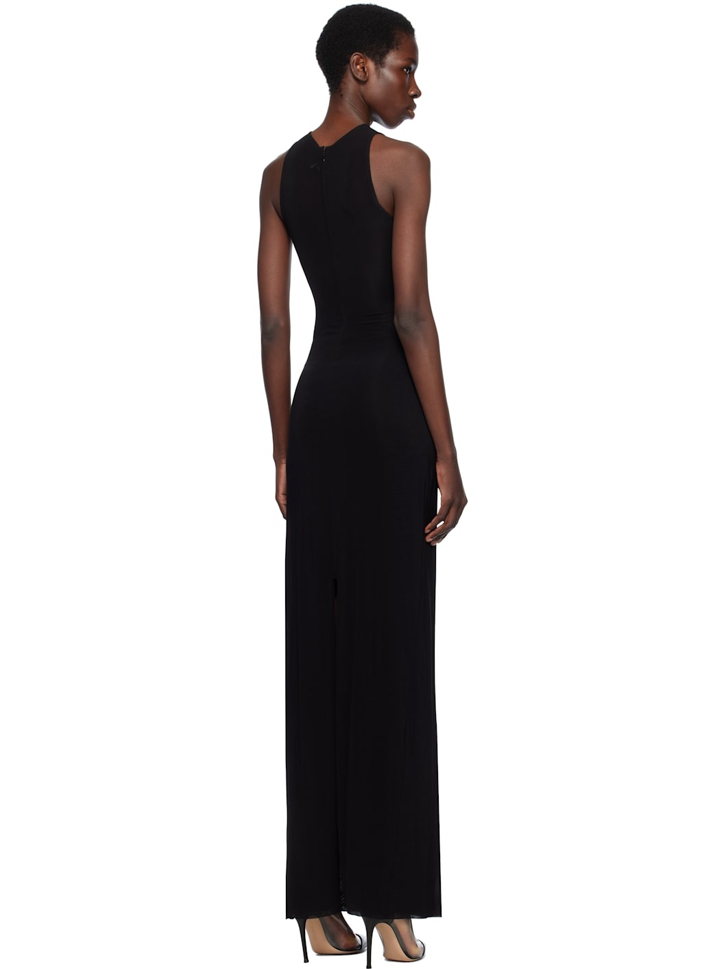 Black 'The Conical' Maxi Dress - 3