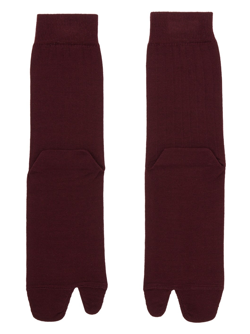 Burgundy Bootleg Socks - 2