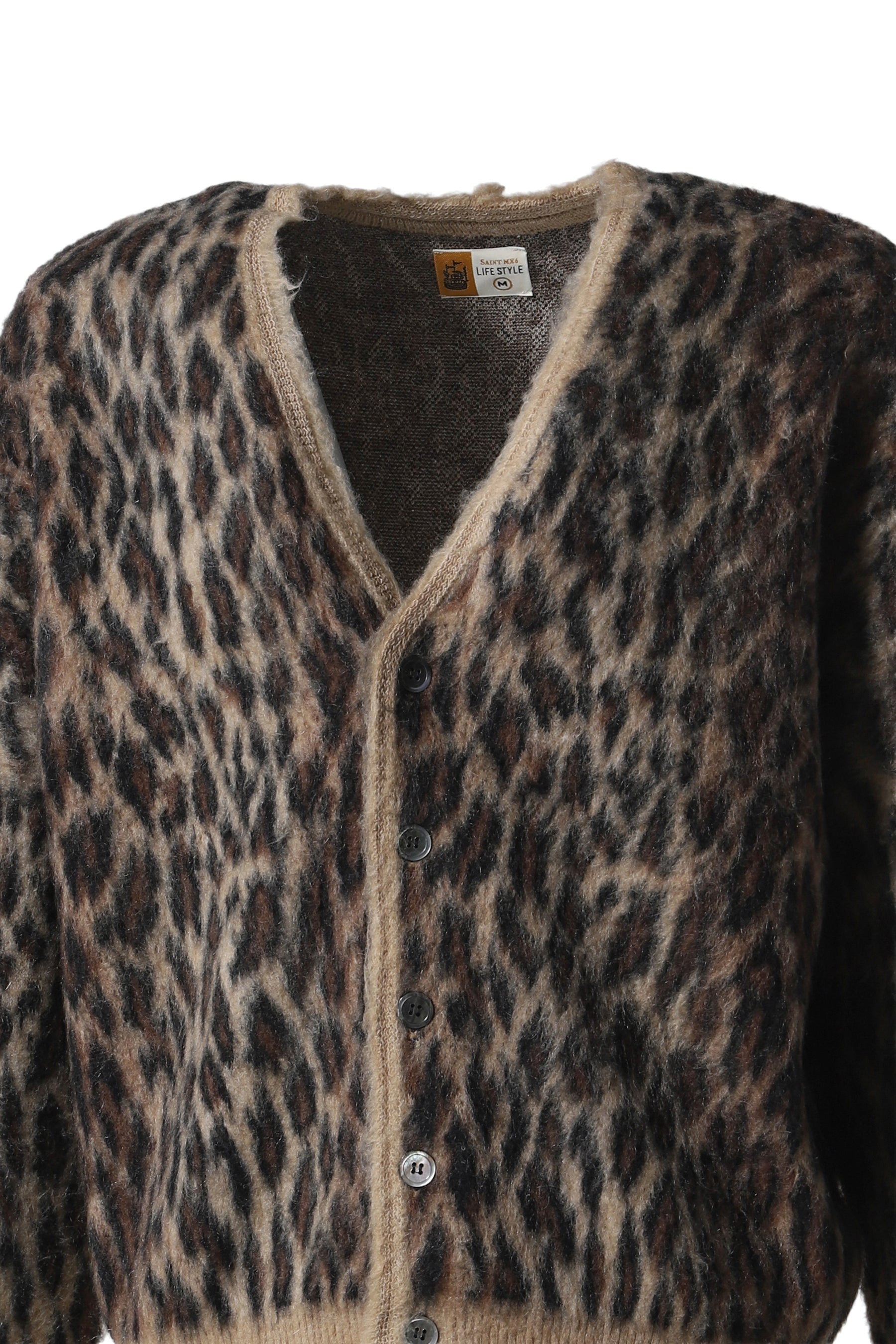 MOHAIR CARDIGAN / LEOPARD - 4
