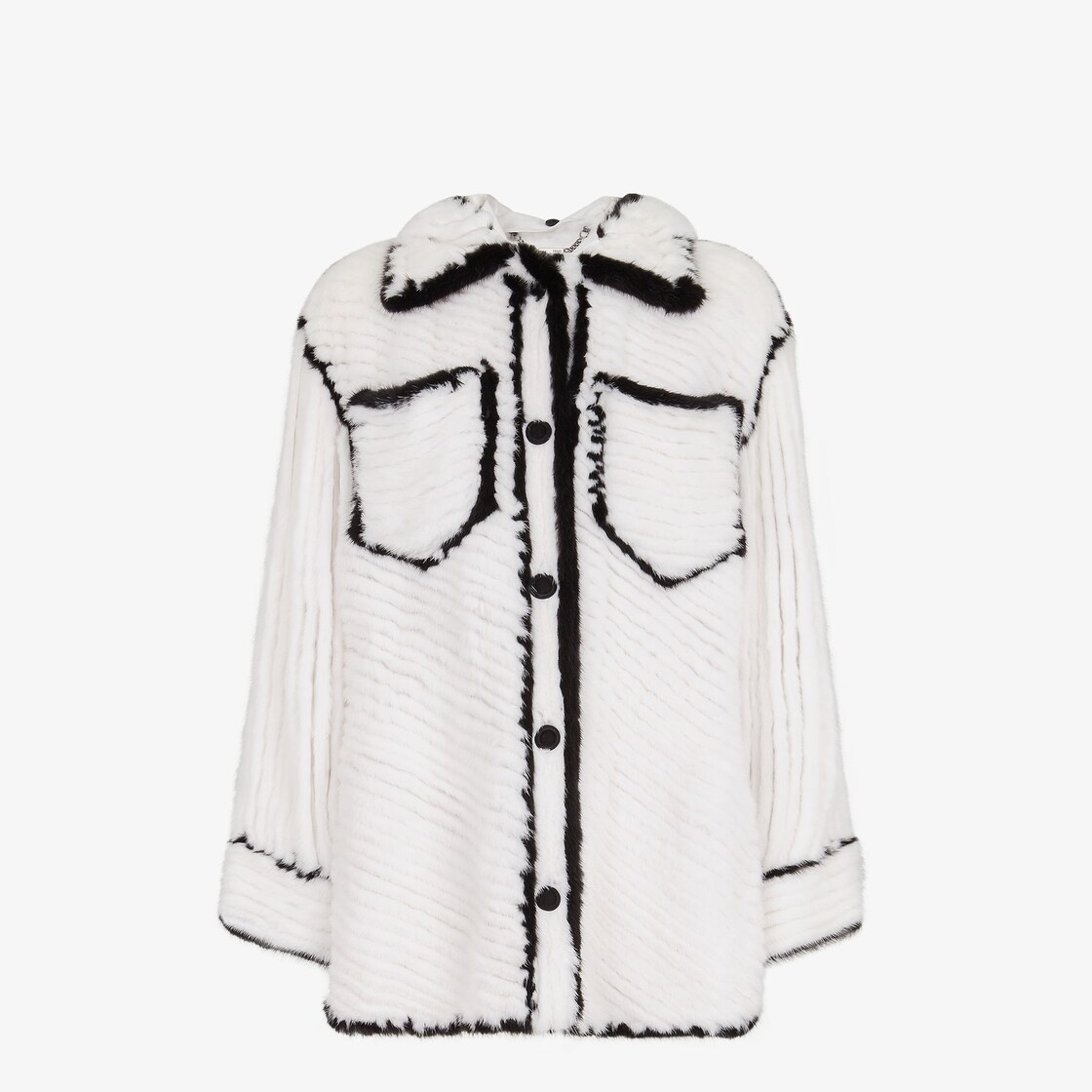 White fur jacket - 1