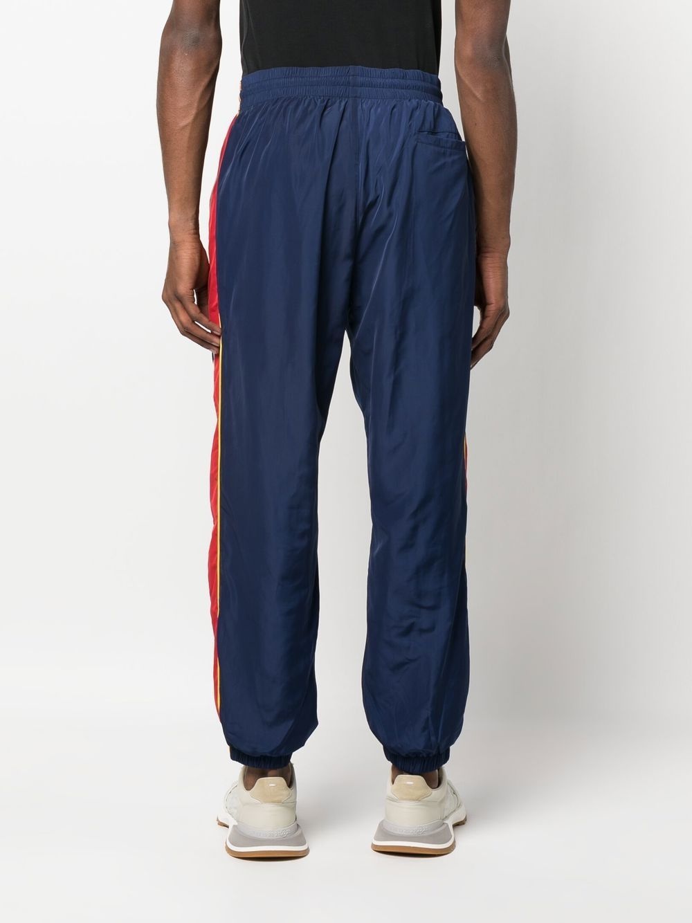 side-stripe track pants - 4