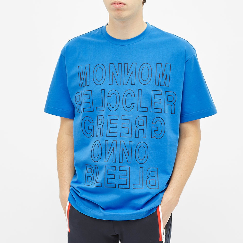 Moncler Grenoble Reverse Text Logo Tee - 6