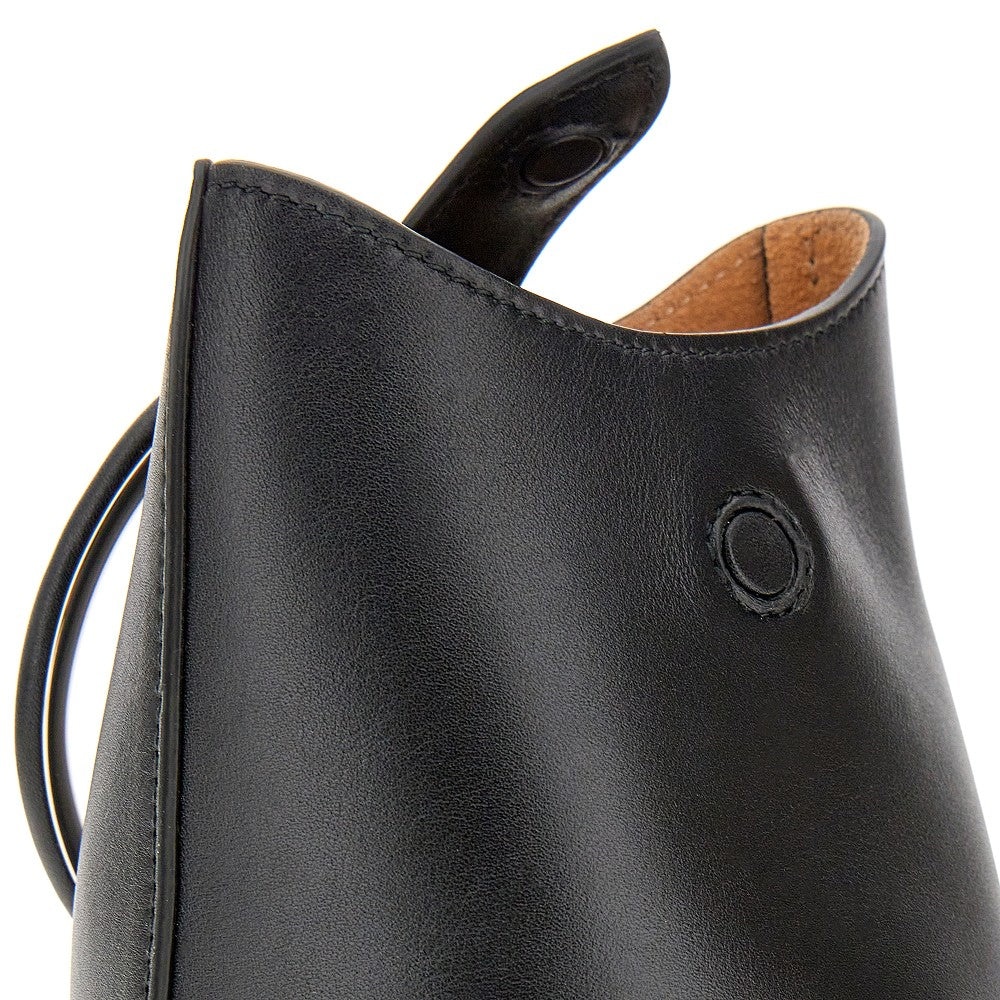 Alaïa 'RING' MINI LEATHER BUCKET BAG | rboutique | REVERSIBLE