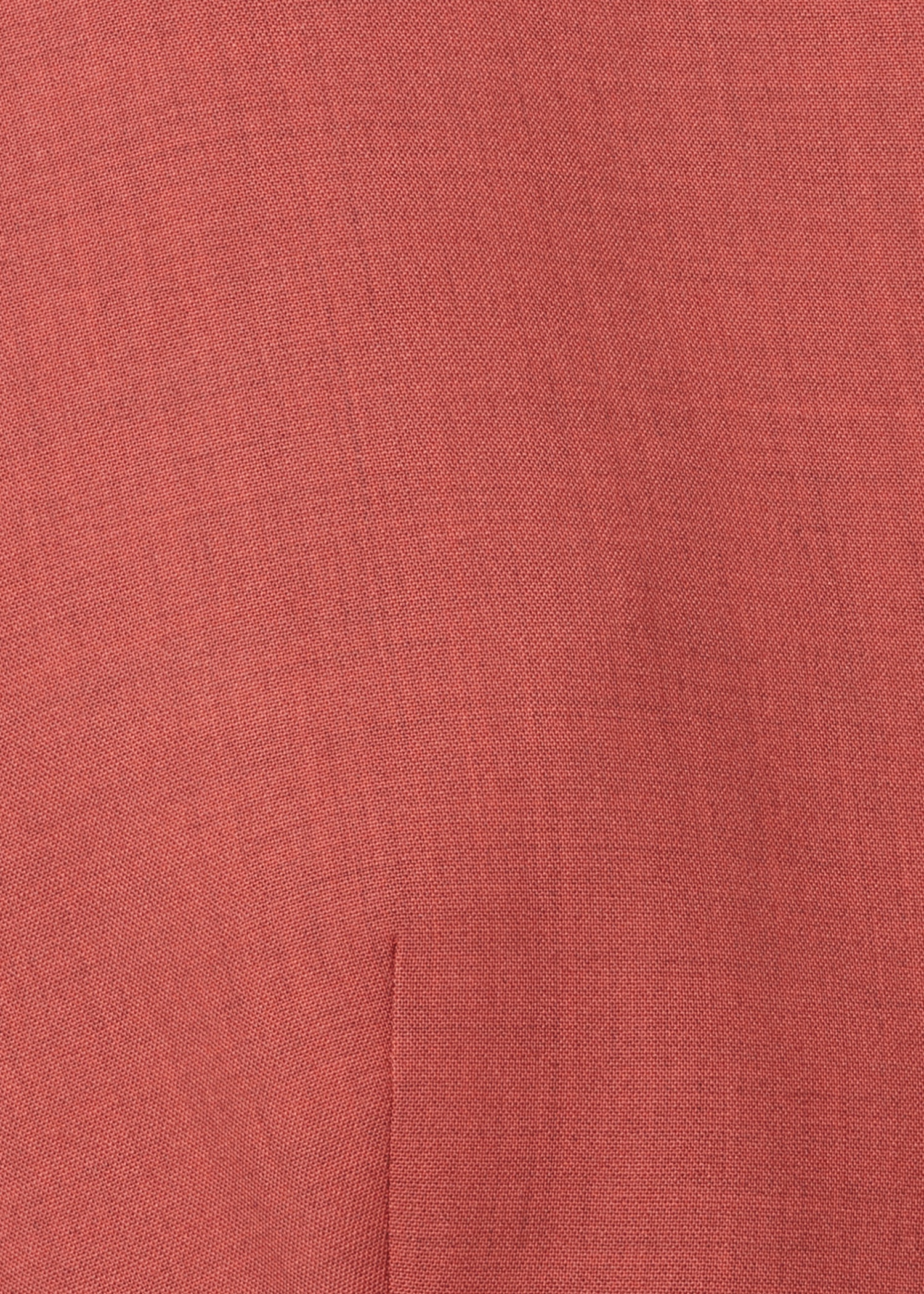 Women's Terracotta Overdyed Wool Waistcoat - 3