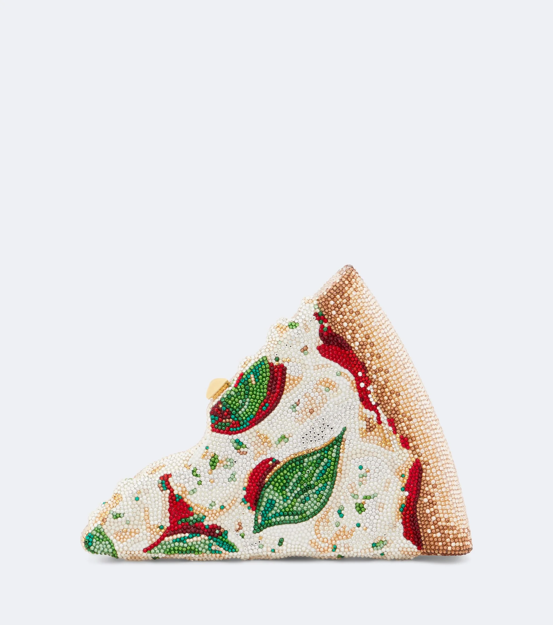 Pizza Margherita embellished clutch - 1