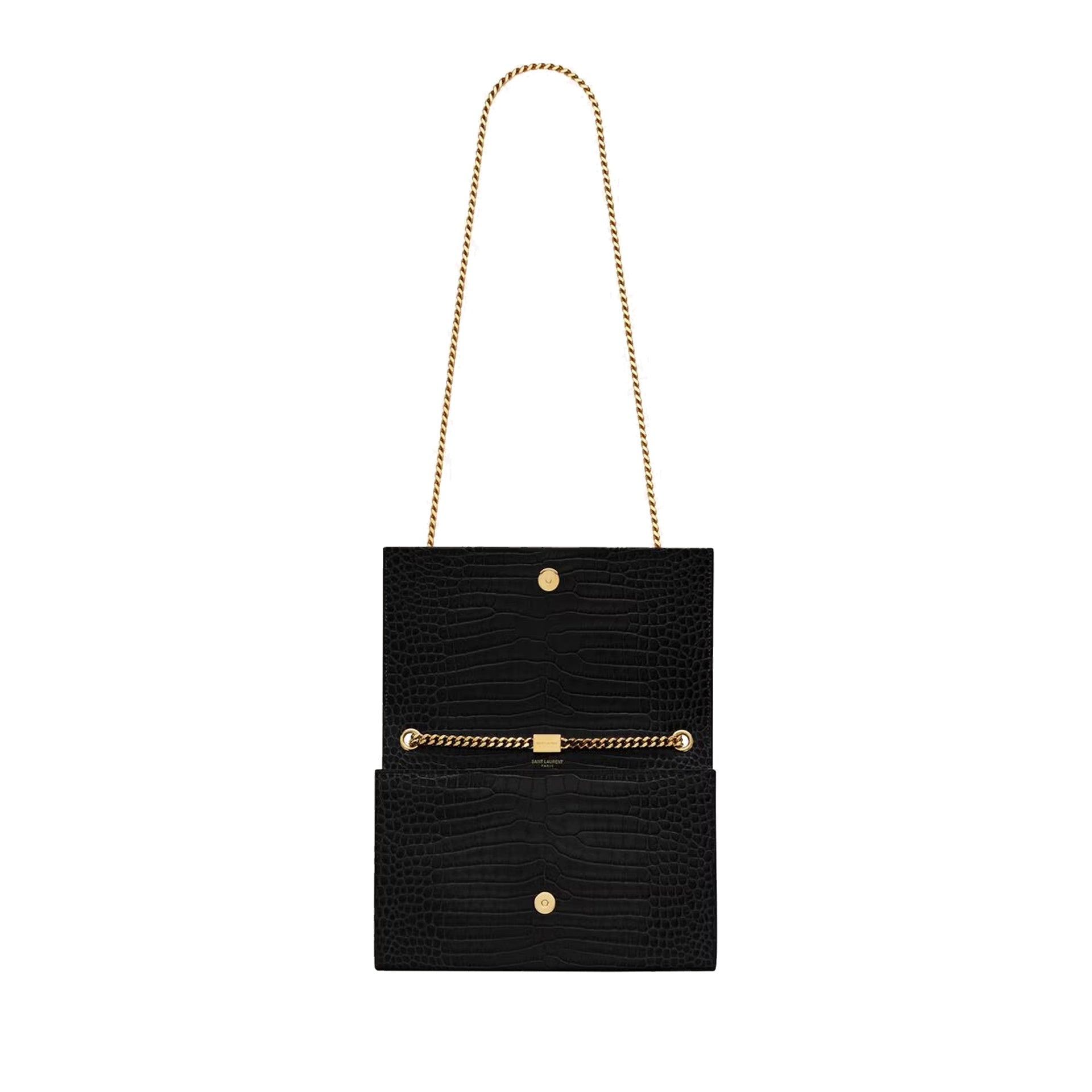Kate Medium Tassel in Crocodile-Embossed Leather Bag - 4