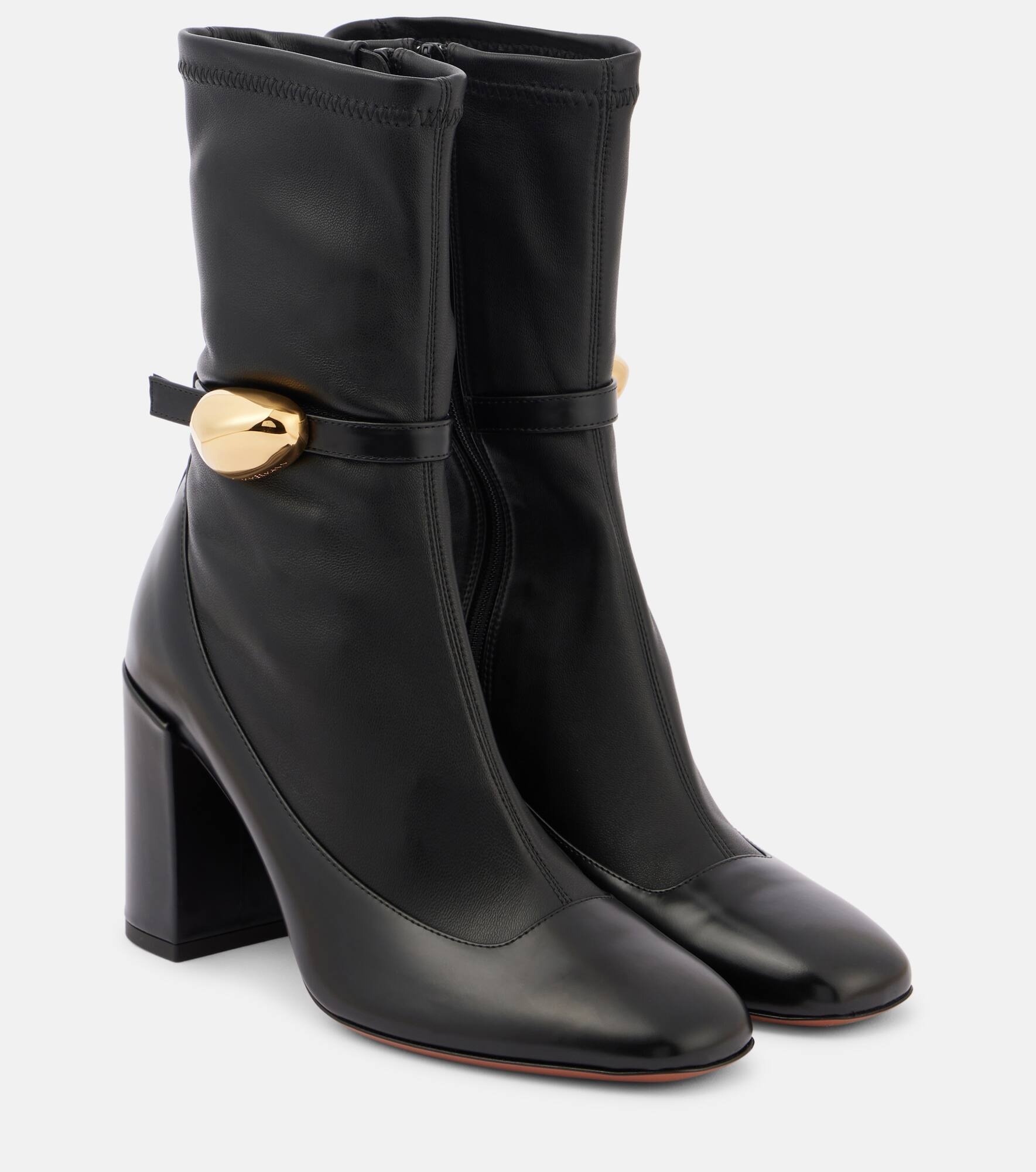 Eliot 85 leather ankle boots - 1