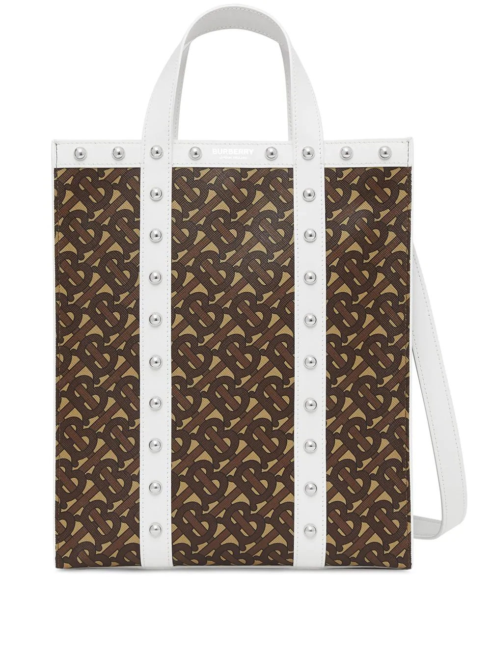 small TB monogram print tote - 1