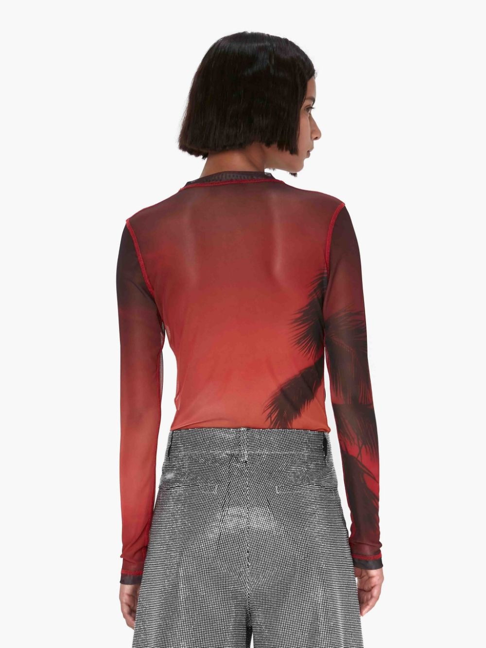 SUNSET PALM LONG SLEEVE TOP - 3