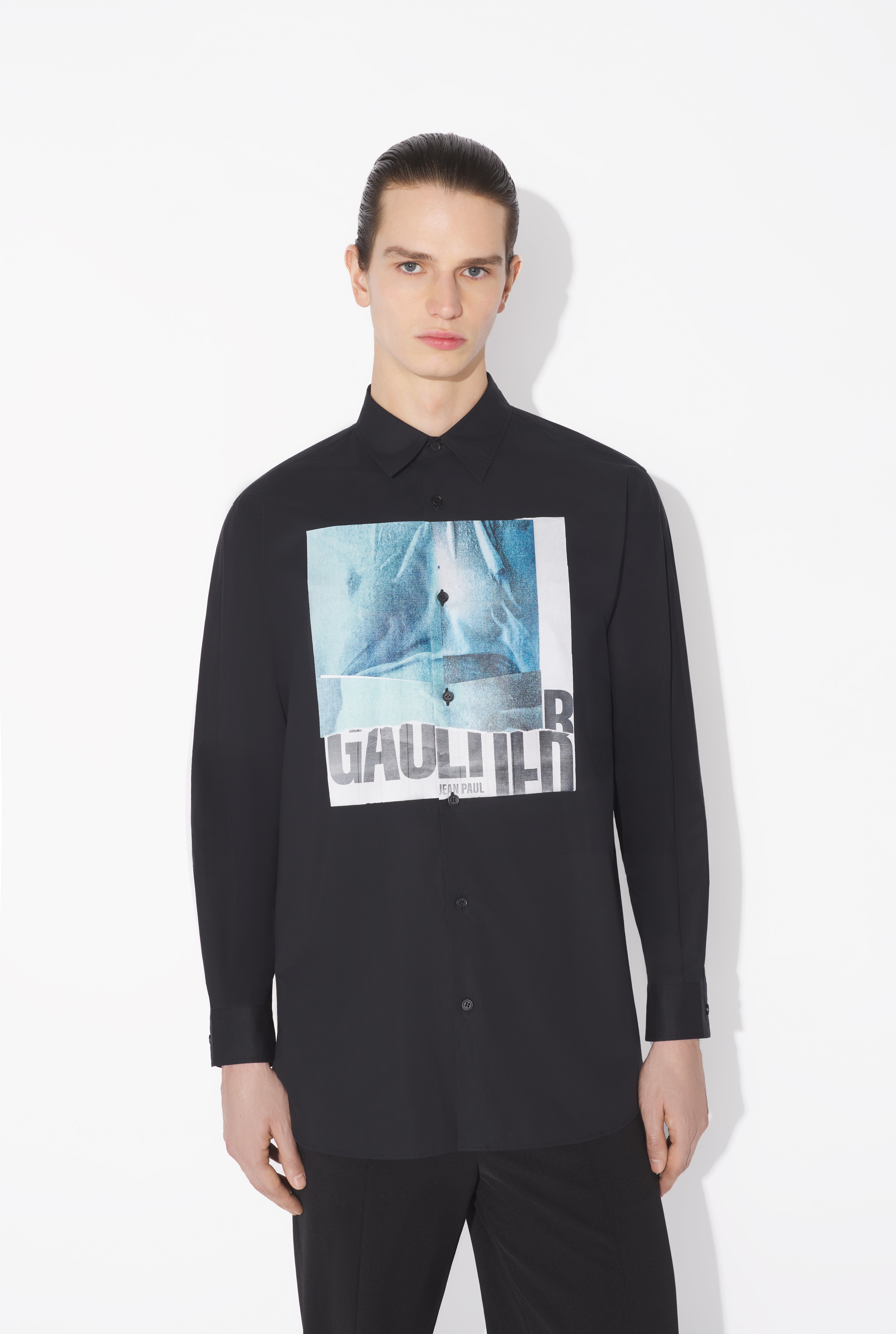 THE BLACK OVERSIZED WATER SHIRT - 7