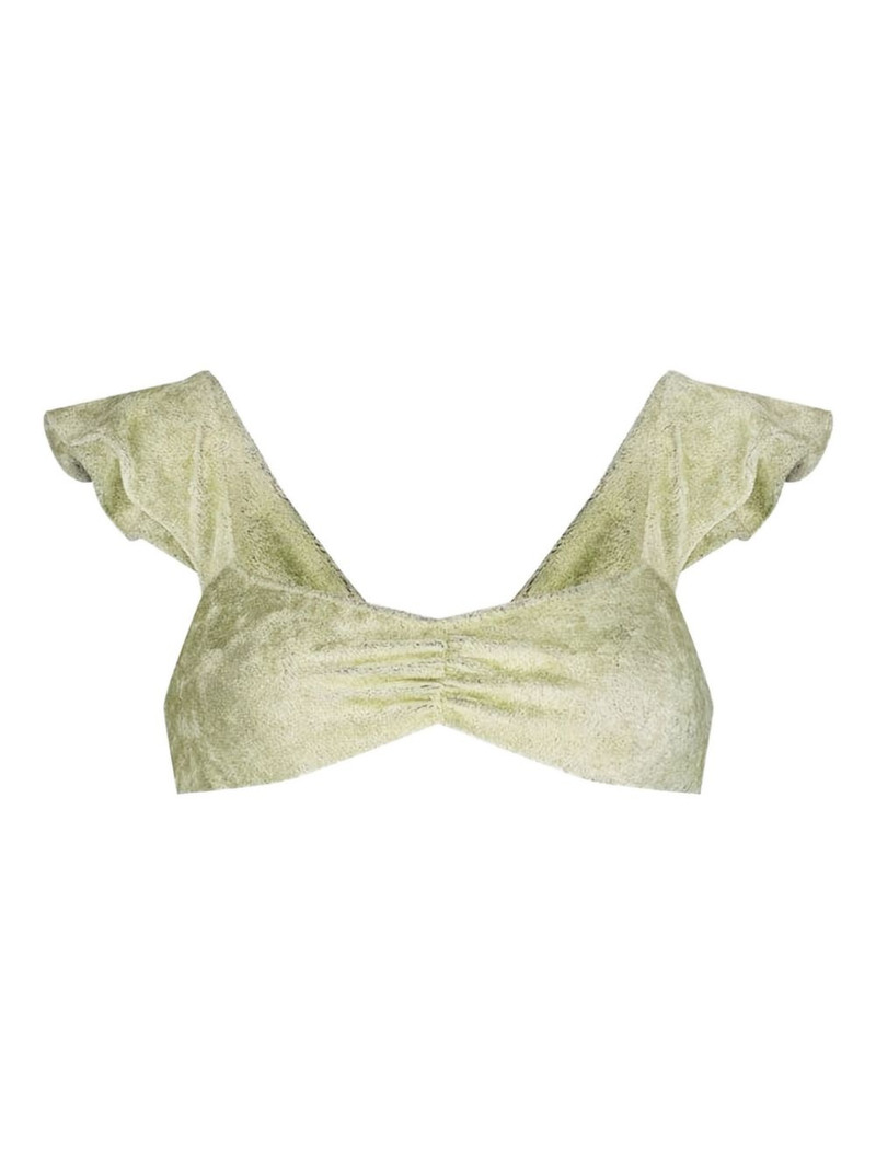 ruffled bralette - 1