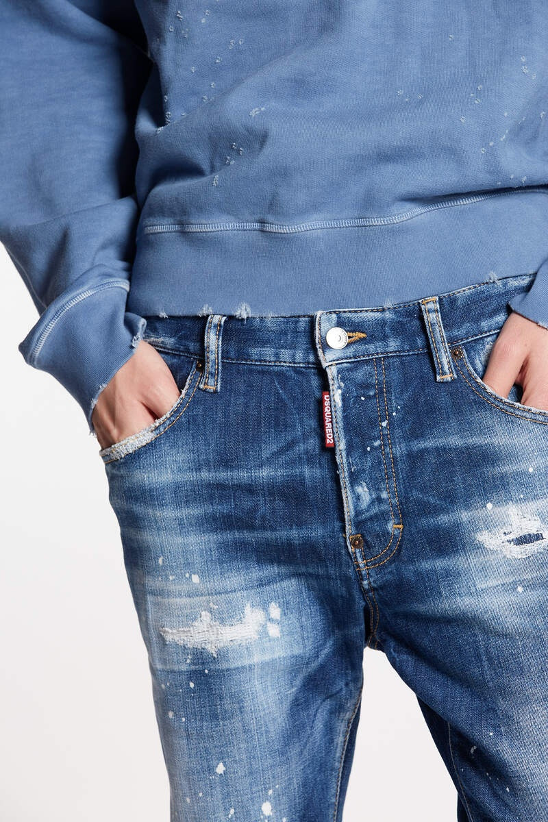 MEDIUM BASIC RIPPED WASH SKATER JEANS 3
