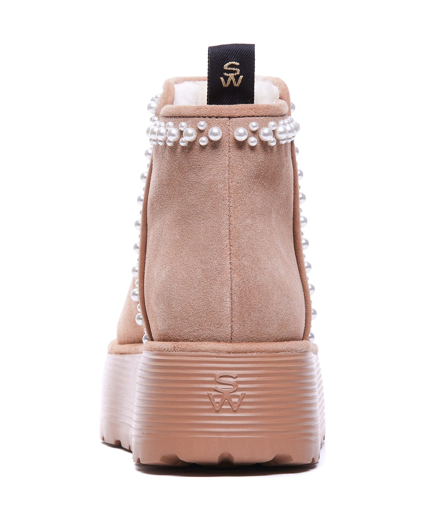 Nellie Pearl Flatform Booties - 3