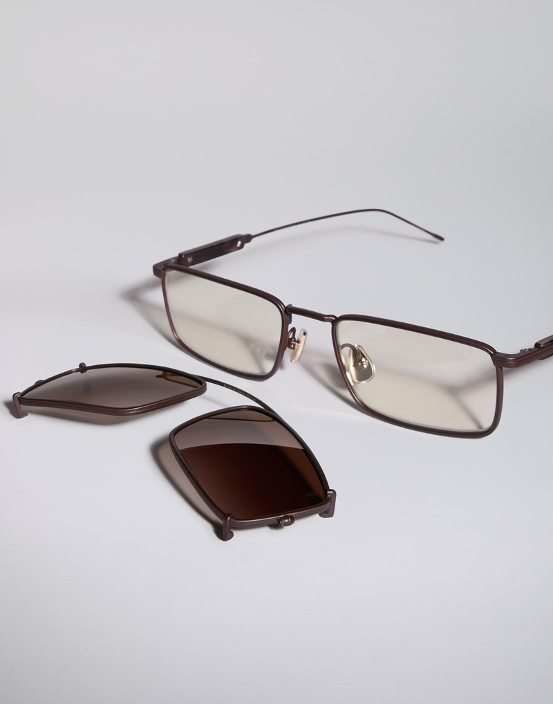 Titanium frame with clip-on sun lens 3