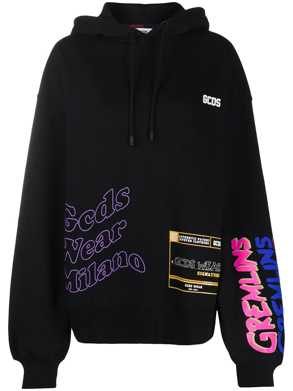 graphic-print hoodie - 1