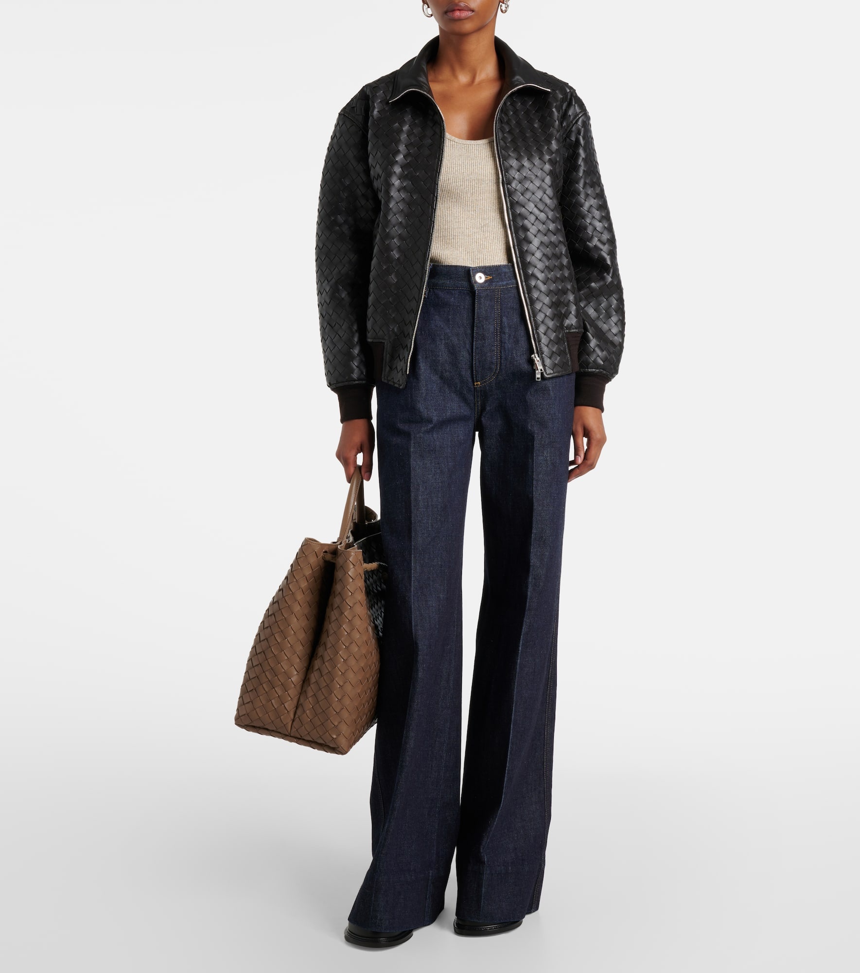 High-rise wide-leg jeans - 2