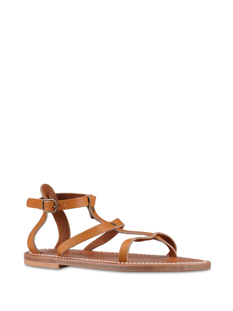 K.JACQUES ankle-buckle leather sandals outlook