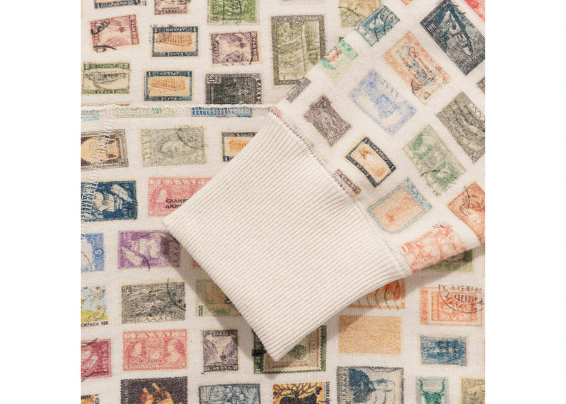 AIMÉ LEON DORE Aime Leon Dore Vintage Stamps Hoodie Multicolor outlook