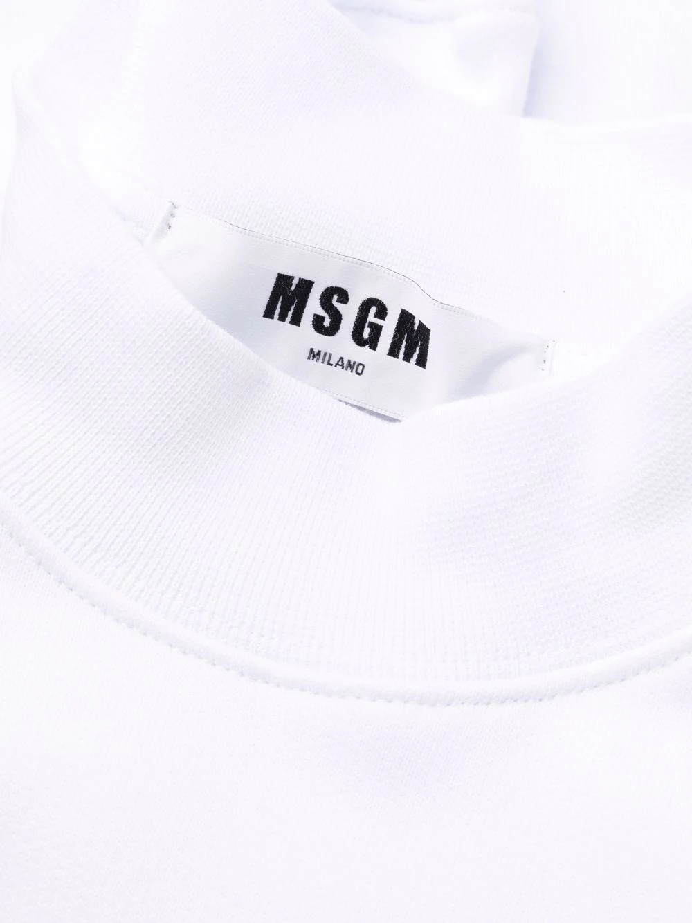 logo-print cotton jumper dress - 7