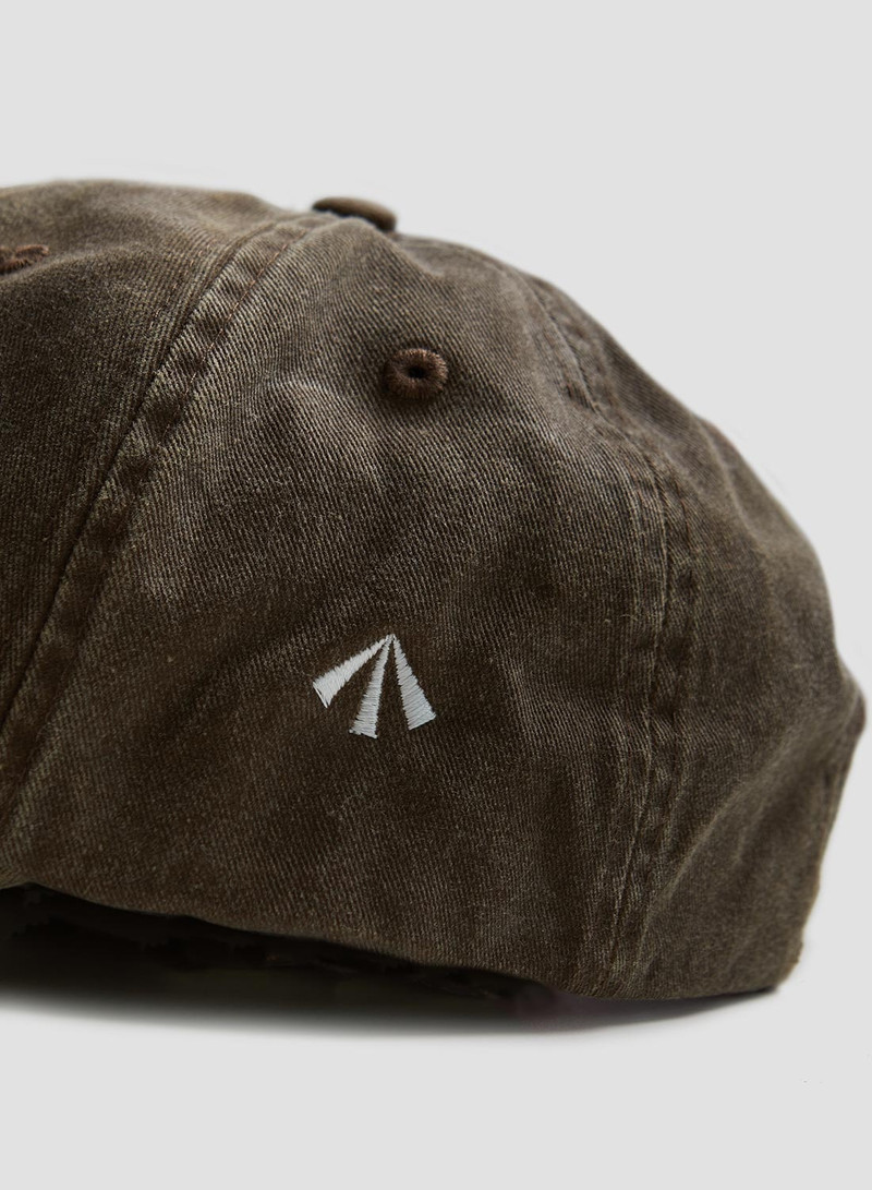 Nigel Cabourn Vintage 6 Panel Cap in Washed Brown outlook