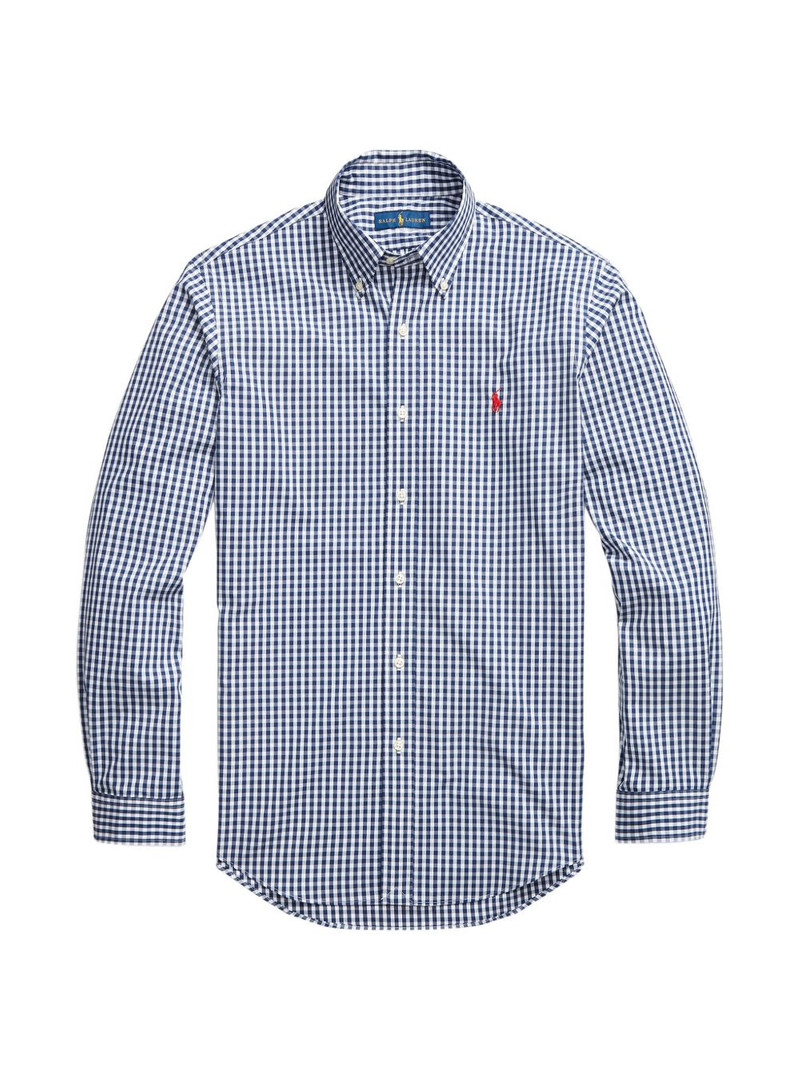 gingham-pattern shirt 1