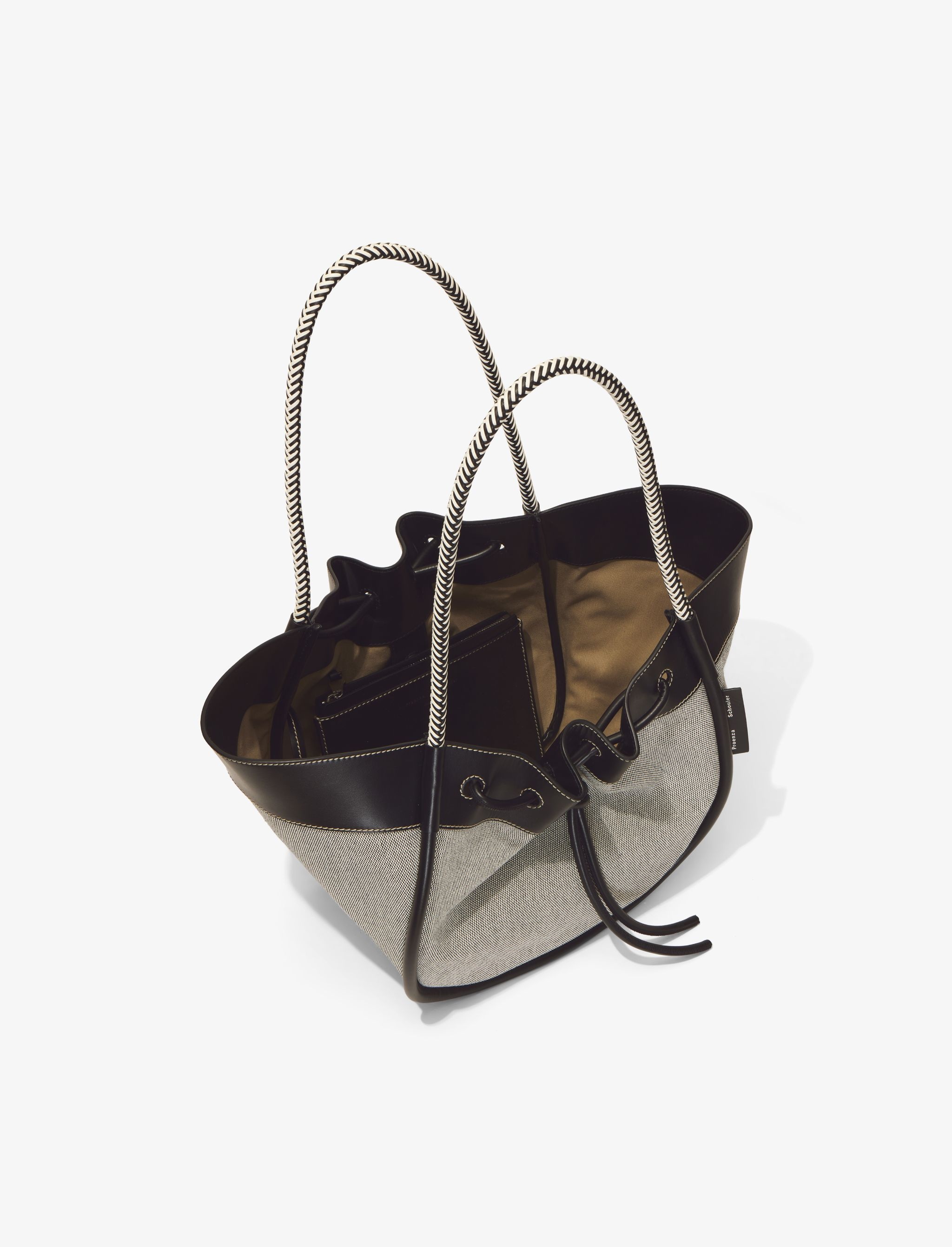 Canvas Ruched Tote - 5