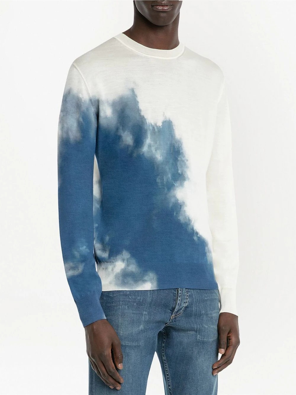 Light Sky print knit jumper - 5