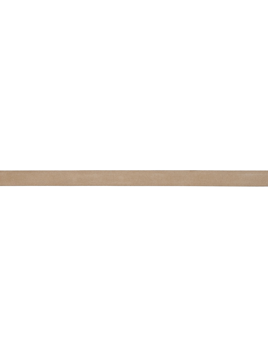 Taupe Skinny Suede Belt - 2