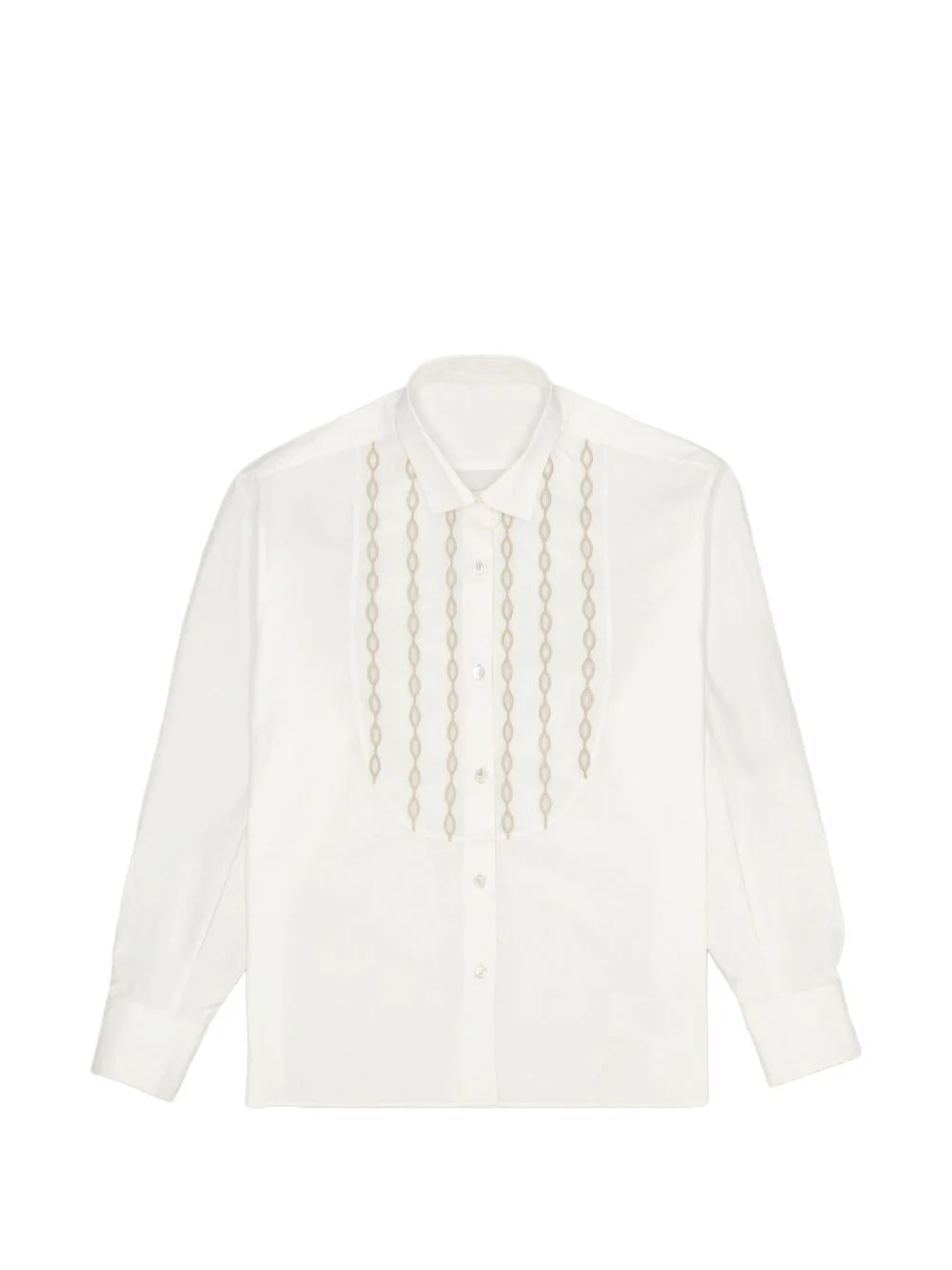Frederique embroidered poplin shirt - 1