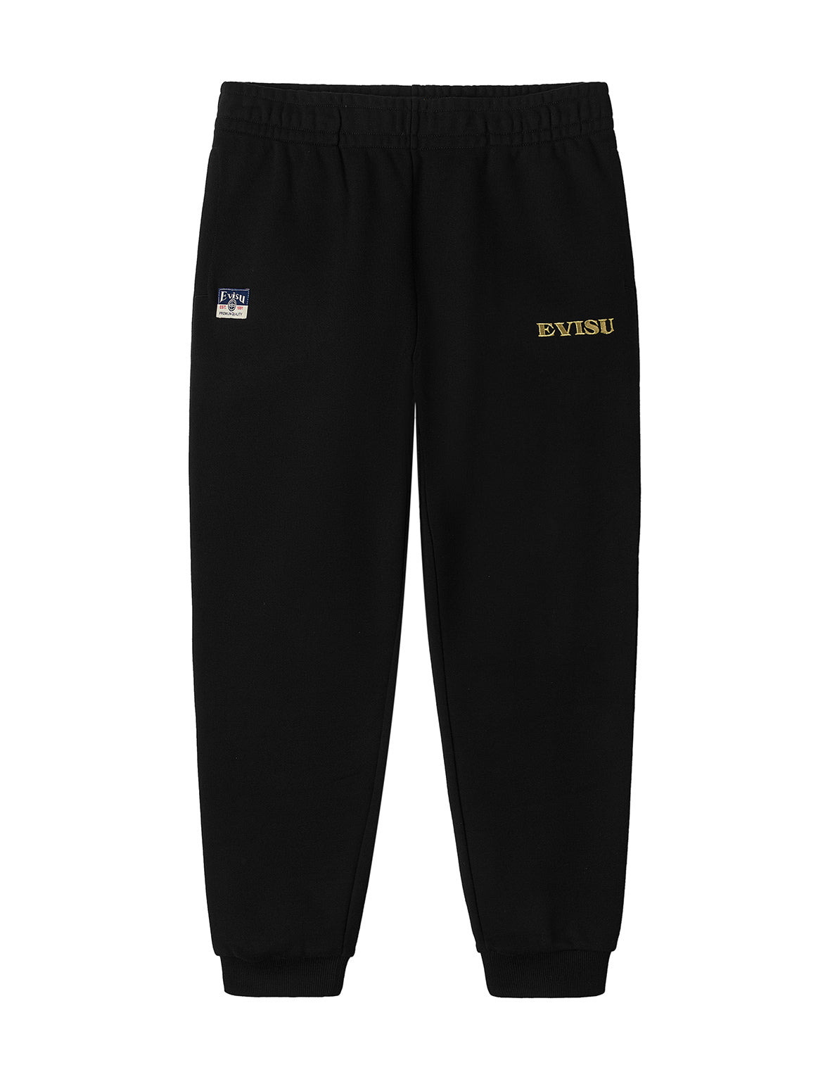 Seagull Brocade Appliqué Gold Thread Logo Regular Fit Sweatpants - 2