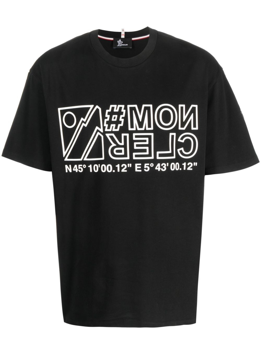 logo-print cotton T-shirt - 1