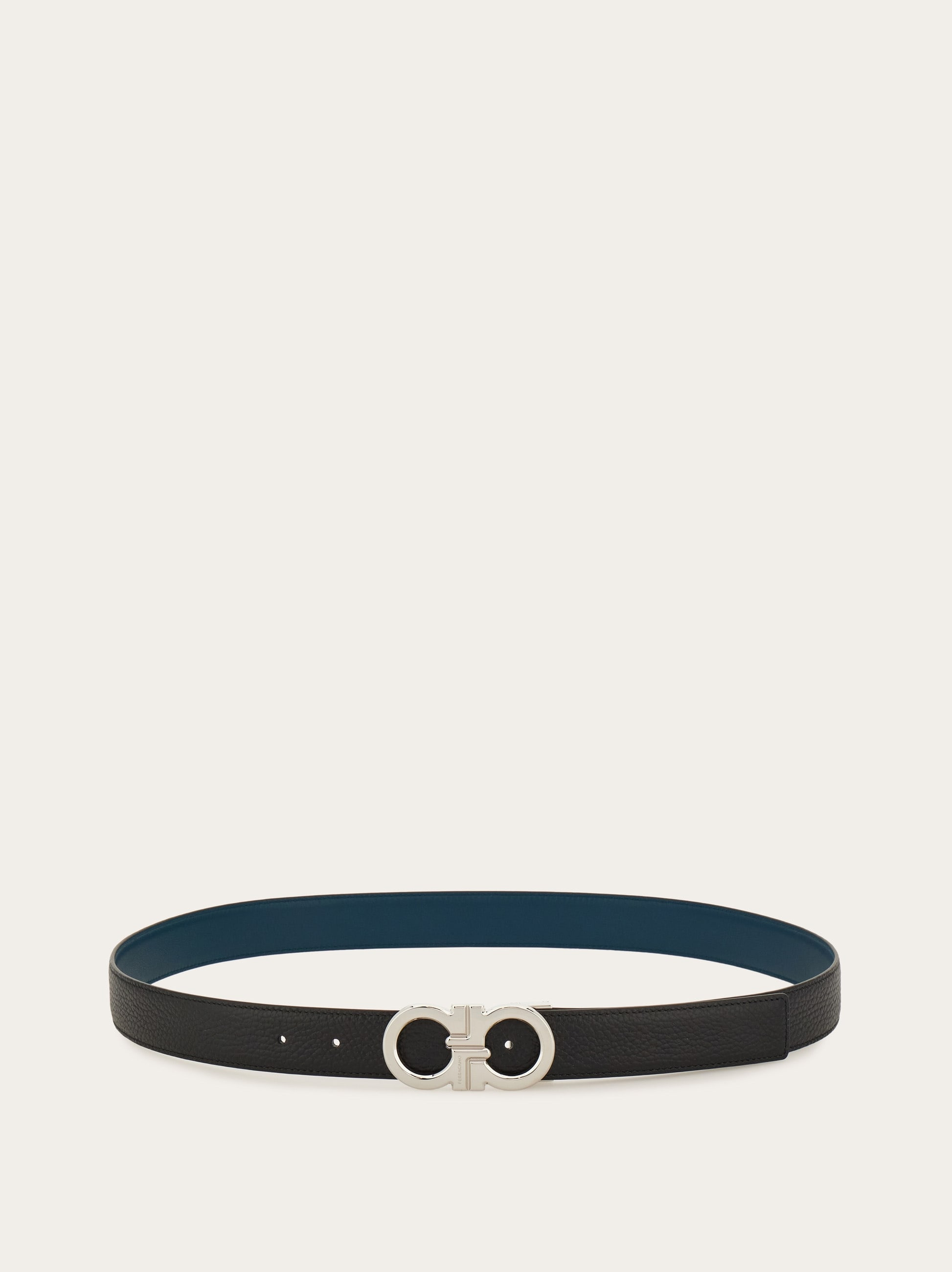 Reversible and adjustable Gancini belt - 3
