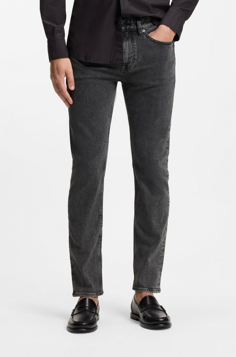 DELAWARE GREY SLIM-FIT JEANS IN STRETCH DENIM 2