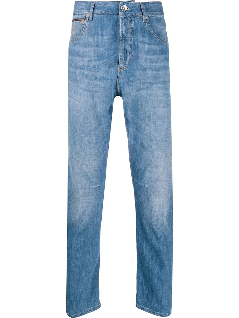 mid-rise straight jeans 1