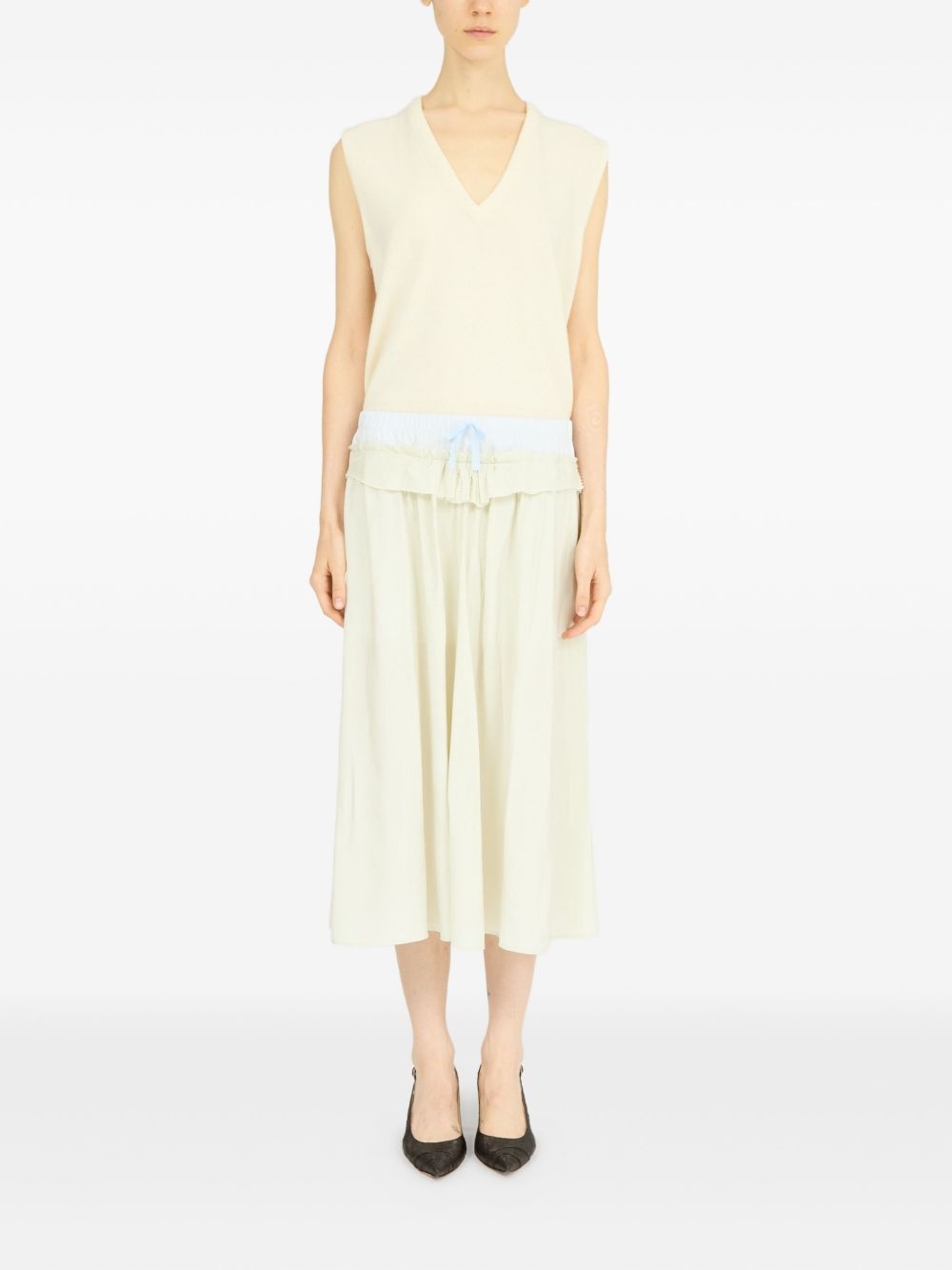 poplin midi skirt - 2