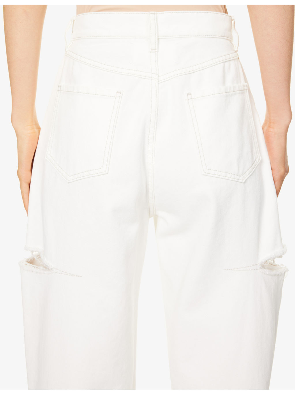 Icons cut-out straight-leg high-rise jeans - 6