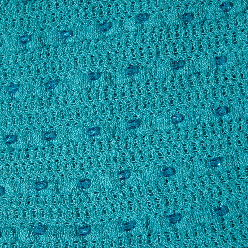 Green Beaded Knit Top 6