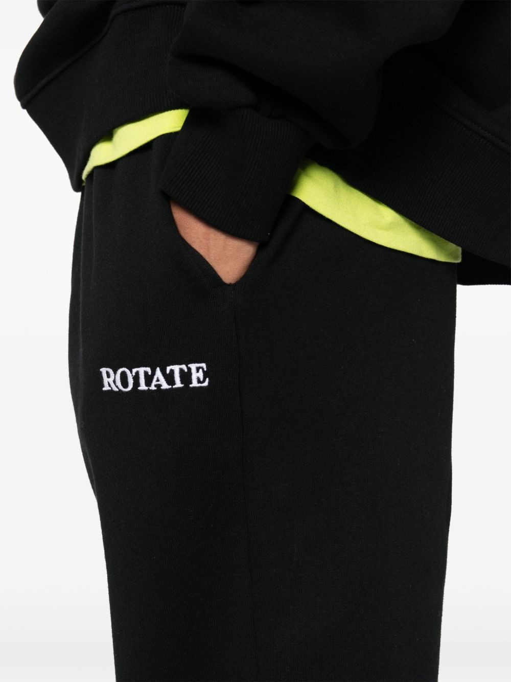 logo-embroidered track pants - 5
