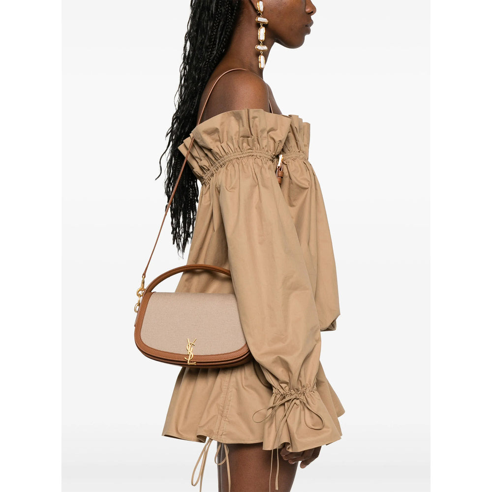 Saint Laurent Neutrals Tote Bags Women - 3