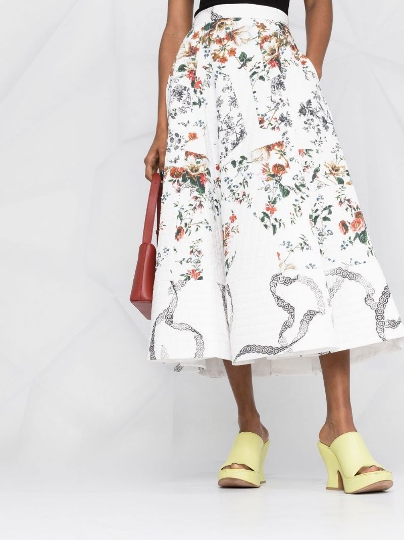 Judith floral midi skirt - 5