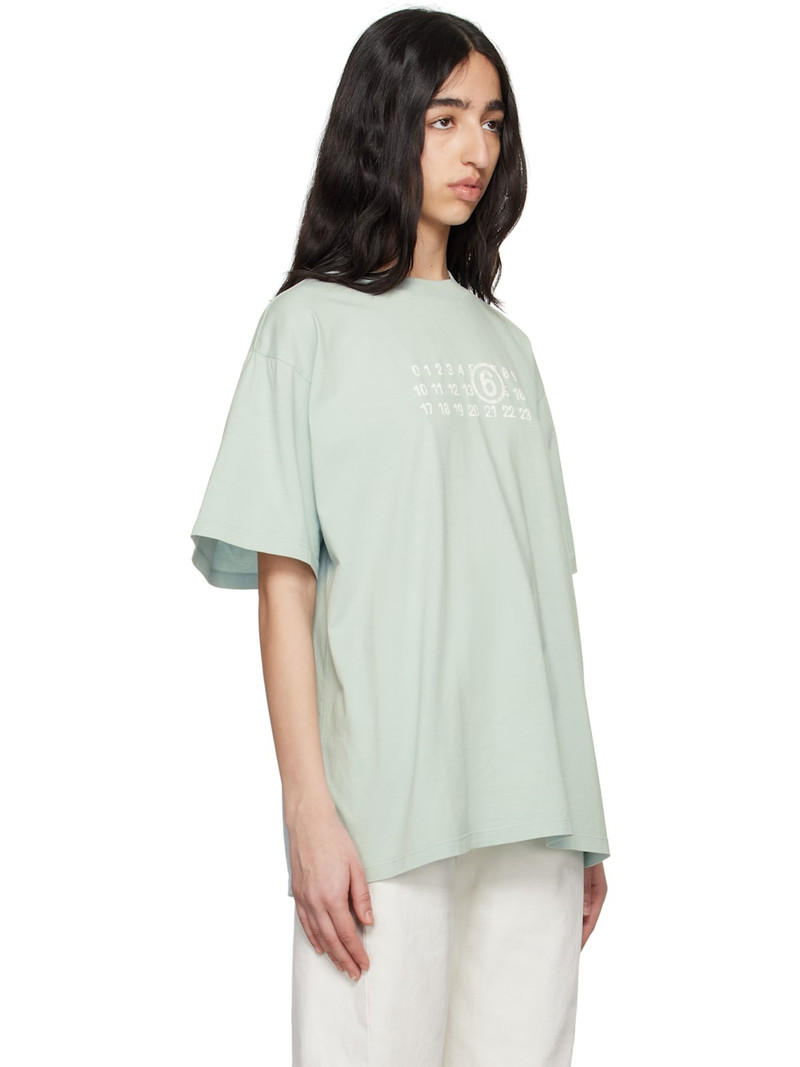 Blue Basic Jersey T-shirt 2