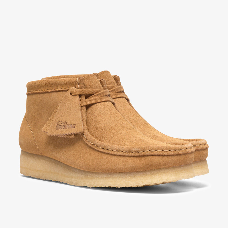 Wallabee Boot Tan Suede 4