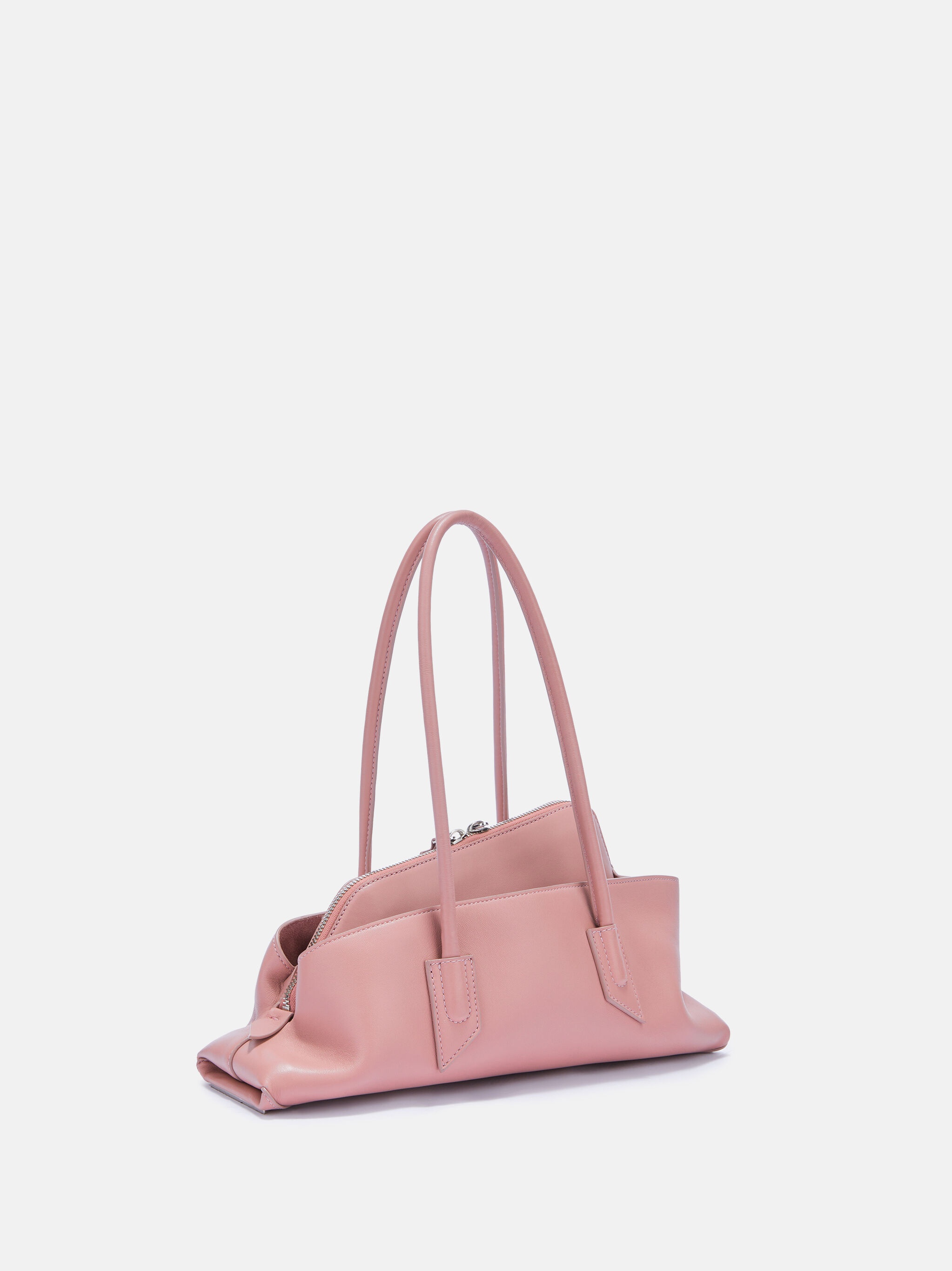 ''LA PASSEGGIATA SMALL'' PINK TOP HANDLE - 3