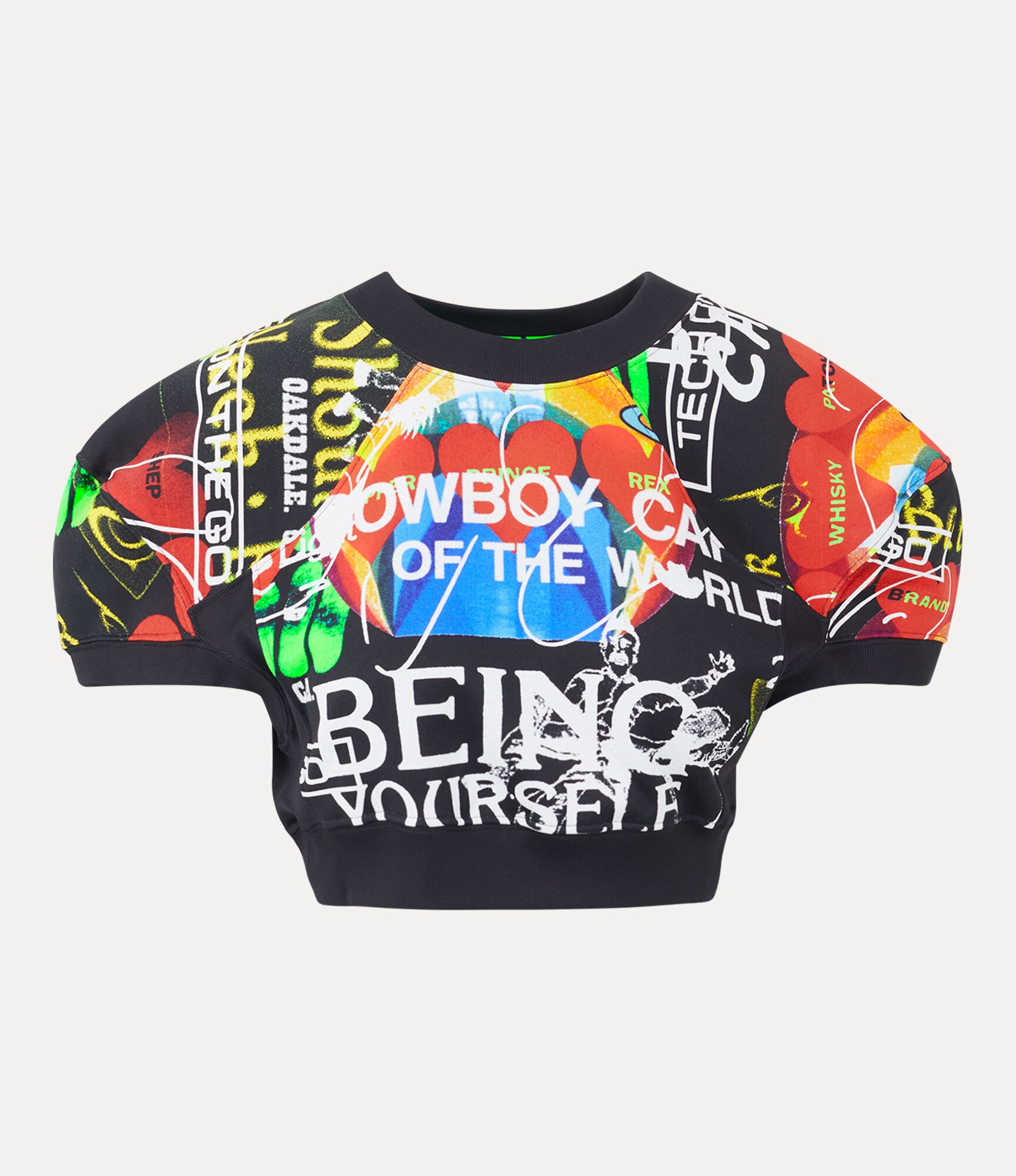 CROPPED FOOTBALL SWEATSHIRT - 1