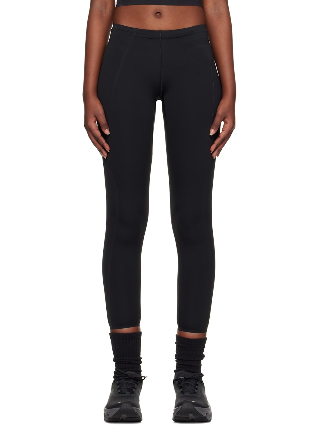 Black Run Leggings - 1